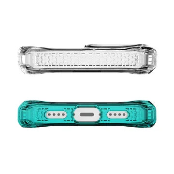 Itskins Hybrid Ombre iPhone 13 Pro Cover - Teal - Tashqila Itskins Hybrid Ombre iPhone 13 Pro Cover - Teal - Tashqila